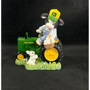 Mary's Moo Moos I Tract-Her Down For You‎ Figurine Tractor Bunnies #642738